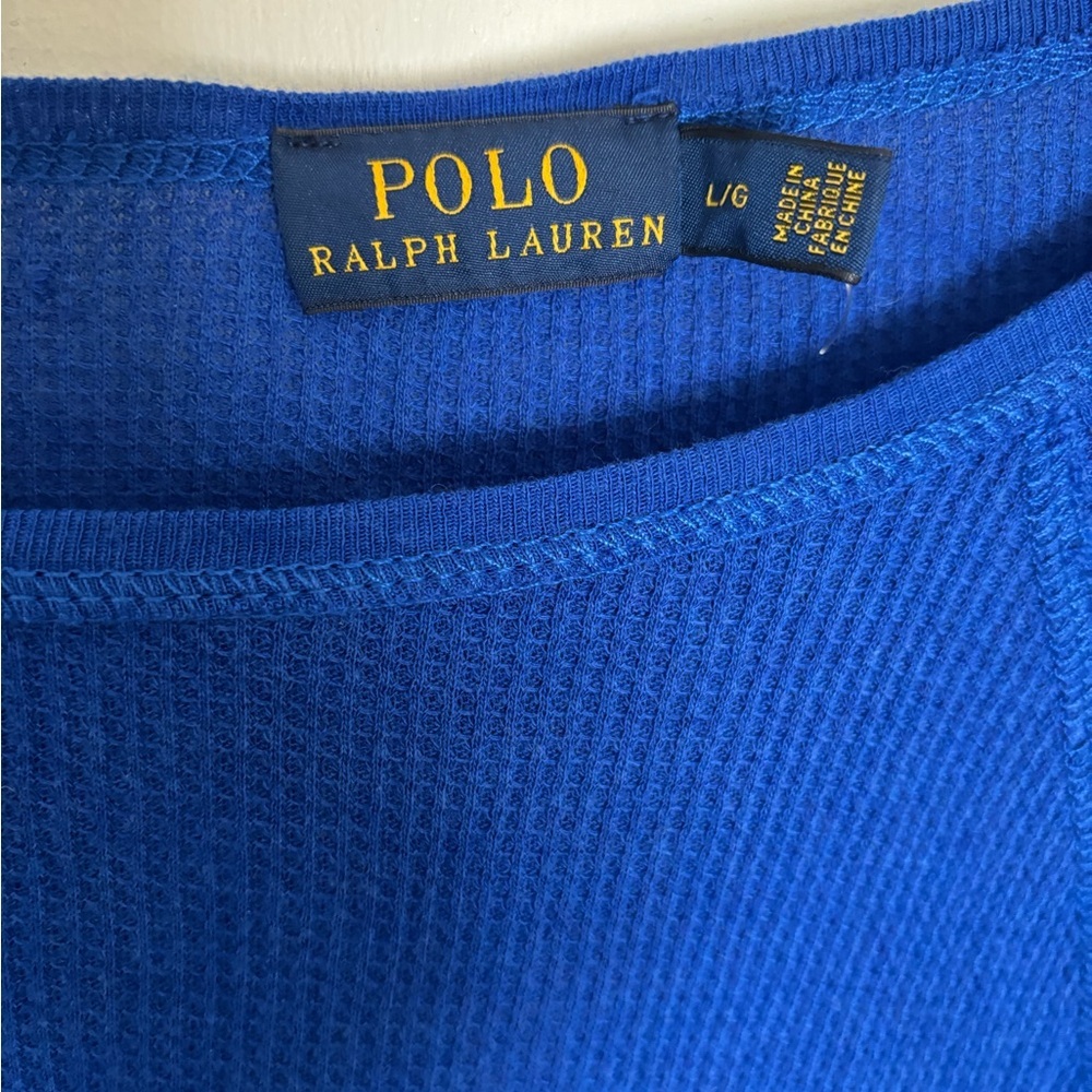 Ralph Lauren Polo Royal Blue Knit Shirt